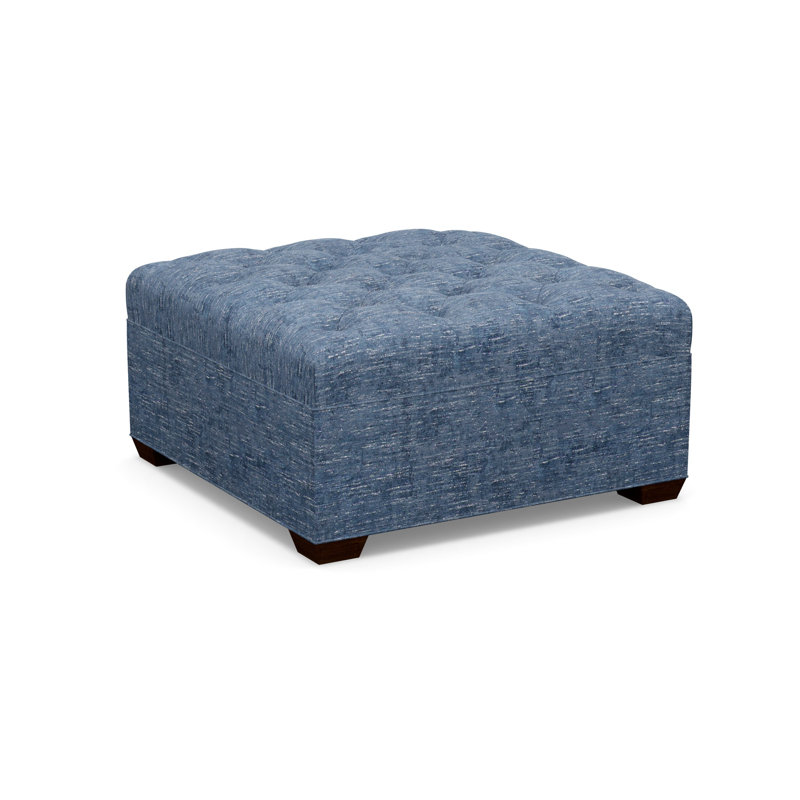 Square Ottoman, 9637-51, Walnut
