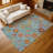 Machine Washable Indoor/Outdoor Chantille ACN2288 Damask Rug-546902703