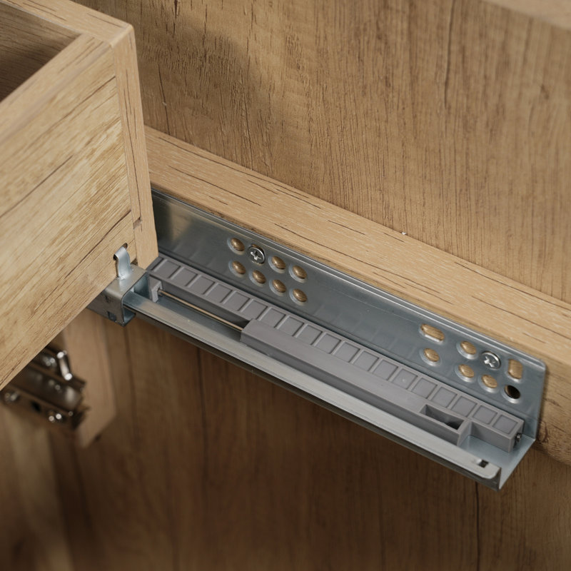 Meuble-lavabo 60 po avec lavabo SMC, Wood