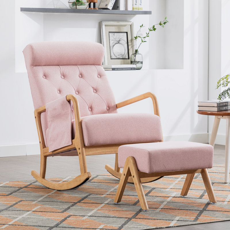Chaises berçantes, Rose