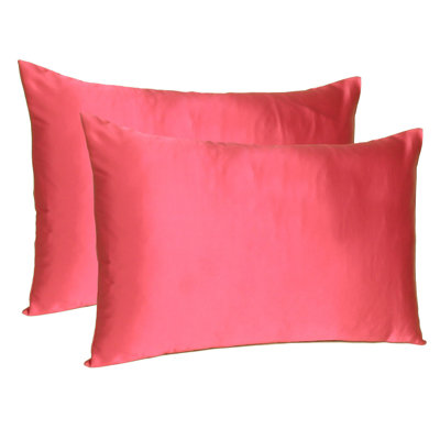 Taie d'oreiller en satin 