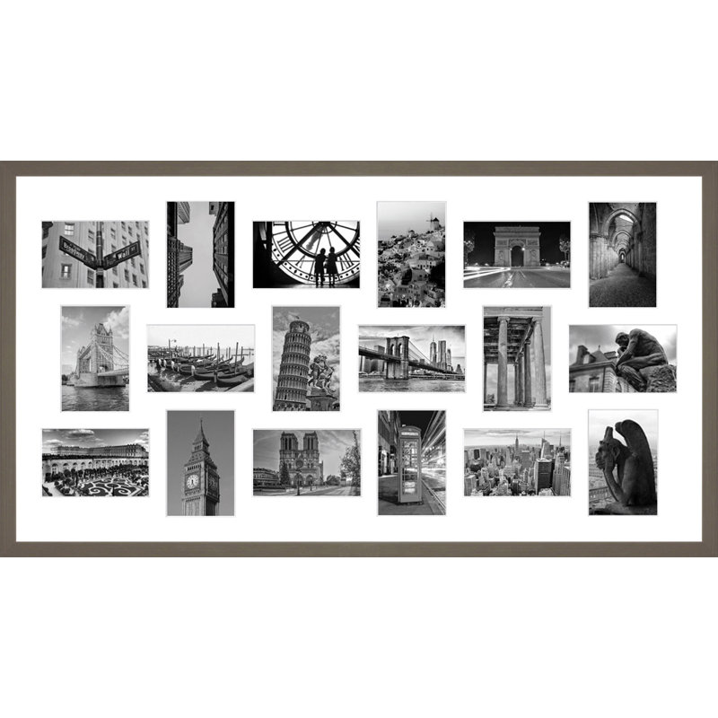 Itiana Collage Picture Frame, Titanium