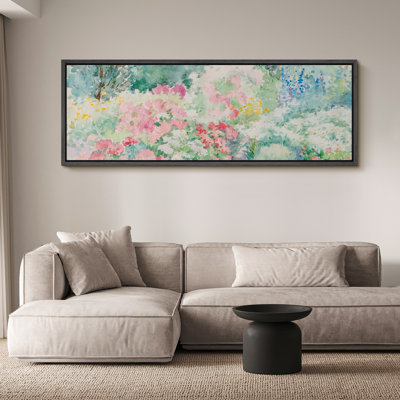 Vibrant Wildflower " Soft Floral Watercolor Garden Flower Botanical Art Decor Colorful Multicolor Extra Large Pictures "