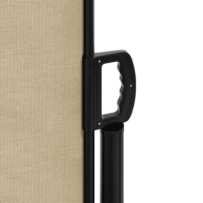 Retractable Side Awning, Beige, 140cm H x 600cm W