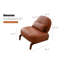 Mignon fauteuil d'appoint avec coussin moelleux-666982122