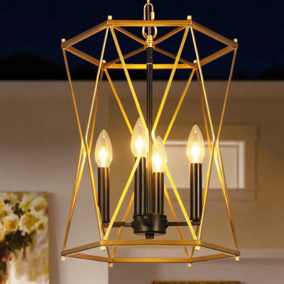 Lustres en cage 4 lumières