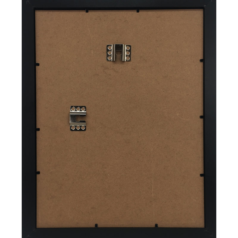 Lucienne Beveled Single Picture Frame in Black, 11" x 14"