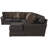Andrienne 3 - Piece Italian Leather Match Sectional-66997922-66997921