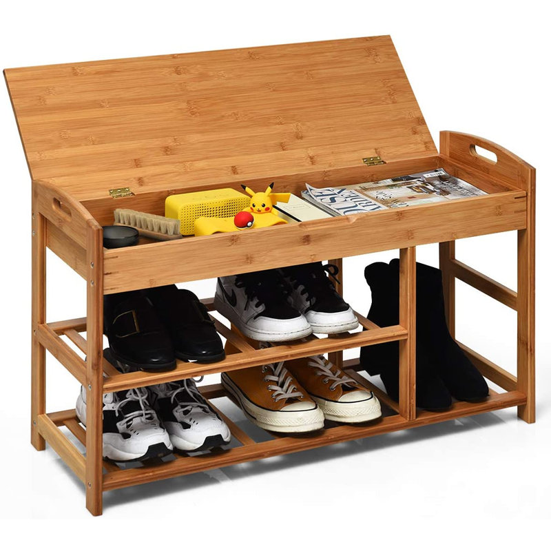 5 Pair Shoe Rack, Wood