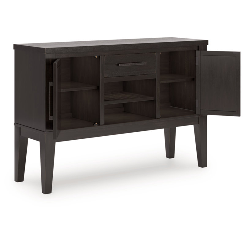 Duguay 6-Piece Dining Package, 6 Pieces: Table, 4 Chairs, Sideboard