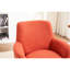 Chaise pivotante à 360 degrés - Orange pour les loisirs dans la chambre à coucher avec durabilité de fabrication