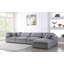 Canapé modulaire réversible avec repose-pieds Burrows-851334096