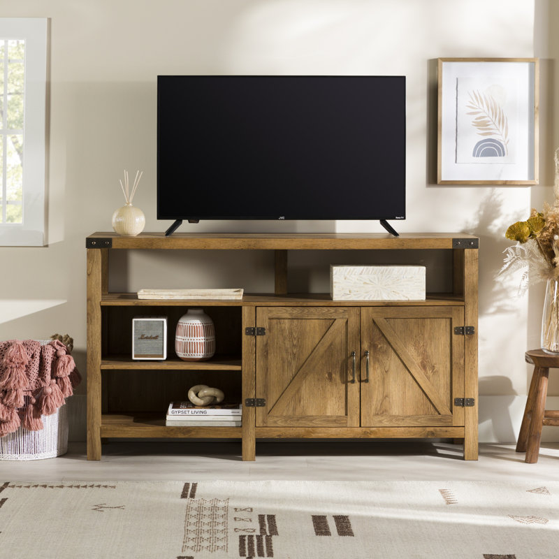 Marckson 59" 2-Door TV Stand for TVs up to 60", Barnwood