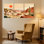 Paysage et nature, paysage désertique avec cactus et lézard, ensemble de 3 impressions sur toile