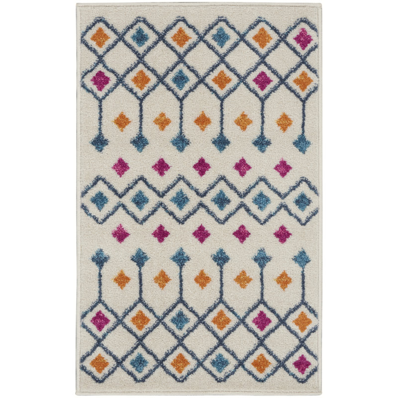 Tapis ivoire marocain Augusta, Rectangle 1 pi 10 po x 2 pi 10 po