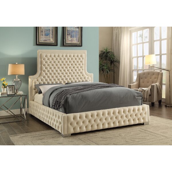 Rosdorf Park Schroeder Upholstered Platform Bed & Reviews | Wayfair