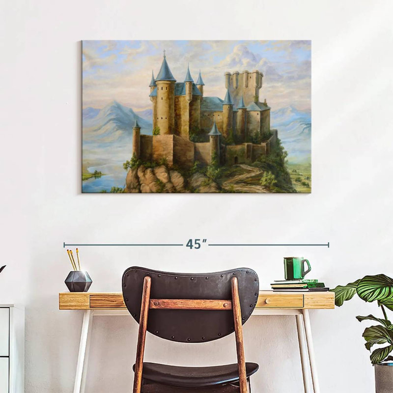 Lilie Castles, 26" H x 39" W