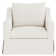 Grace Slipcovered Swivel Armchair