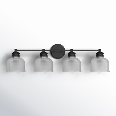 Besima 4 Light Hammered Dimmable Vanity Light
