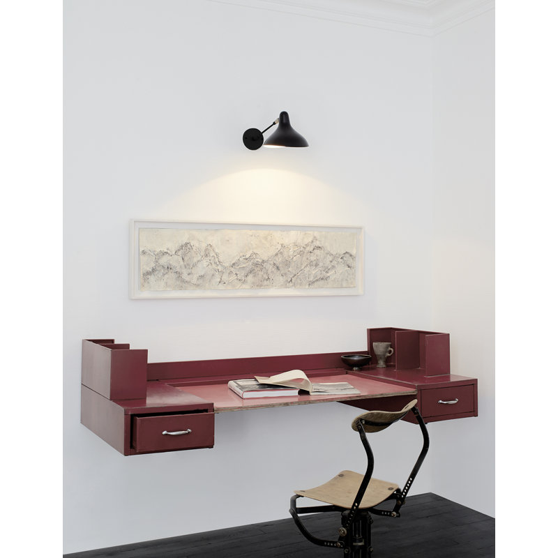 Mantis Steel Swing Arm Sconce