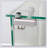Tempered Glass Display Cabinet,Wine Cabinet, Storage Cabinet,File Cabinet, Tempered Glass Top,Bluetooth LED Light Strip,with Door Lock,suitable for Living Room, Bedroom,Hallway,Office-168133063