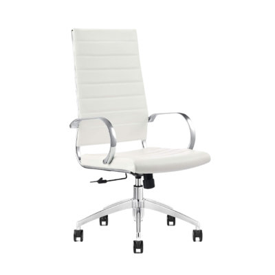 Fauteuil de conférence en cuir véritable Daoudiate