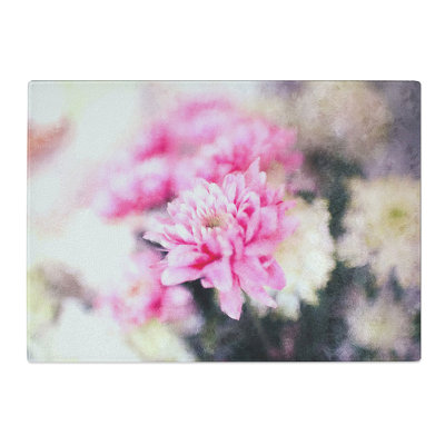 Flowers Painting Chopping Board