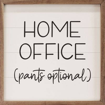 Home Office Pants Optional White