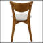 Ensemble de 2 chaises de salle à manger à dossier incurvé avec support ergonomique et tons chauds pour une assise confortable et élégante dans n'importe quelle salle à manger