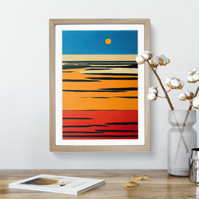 XV1022-4697X Timeless Sunset Abstract - Wall Art