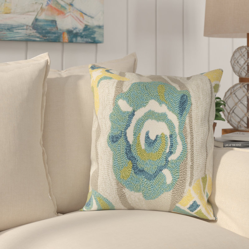  Coussin décoratif intérieur / extérieur Beyond The Sea, Gris tropical