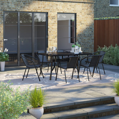 Paola 6 - Person Patio Dining Set