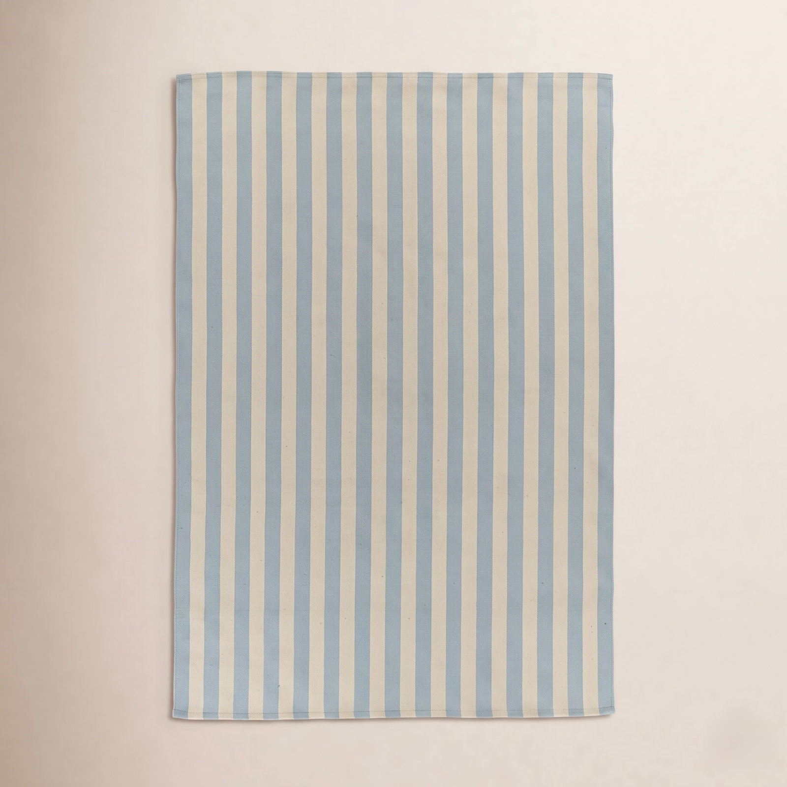 Holloway Blue Striped Outdoor Rug, 5'3" X 7'6"