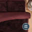 Silentnight Ribbed Faux Fur Duvet Set-117393389-136198014