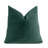 Housse de coussin en velours vert uni-108655424-108655430