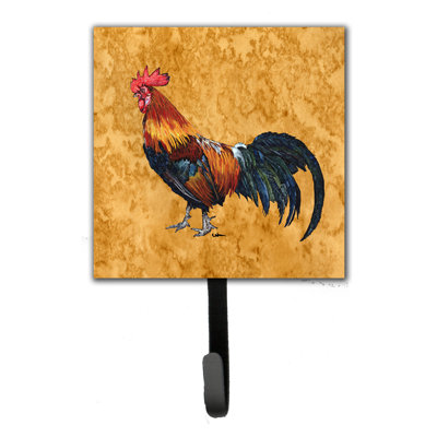 Porte-laisse coq et crochet mural