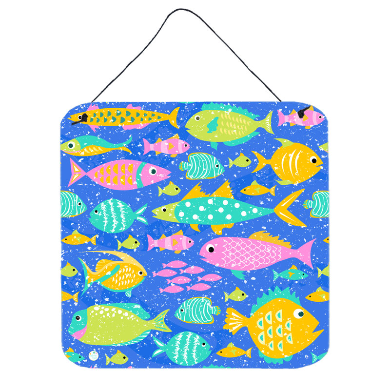 Décoration murale little color fishs