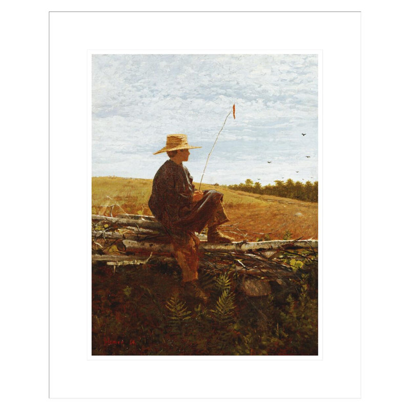 «On Guard» par Winslow Homer, impression giclée sur cadre, H 21,73 po x l 17,75 po