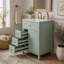 Meuble-lavabo de salle de bain avec lavabo, 3 tiroirs, tablette réglable, autoportant pour le rangement et l'organisation-2070926858
