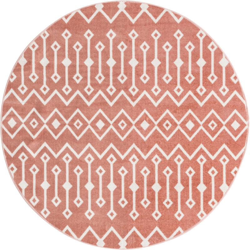 Moroccan Indoor Rug, Round 3'