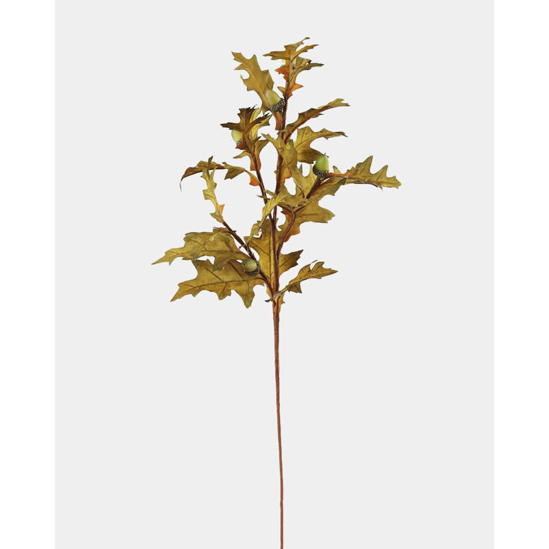 Feuilles de chêne artificielles avec glands 28 po