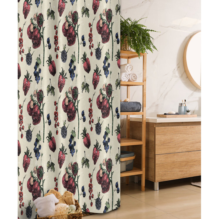 Shower Curtain with Hooks Included