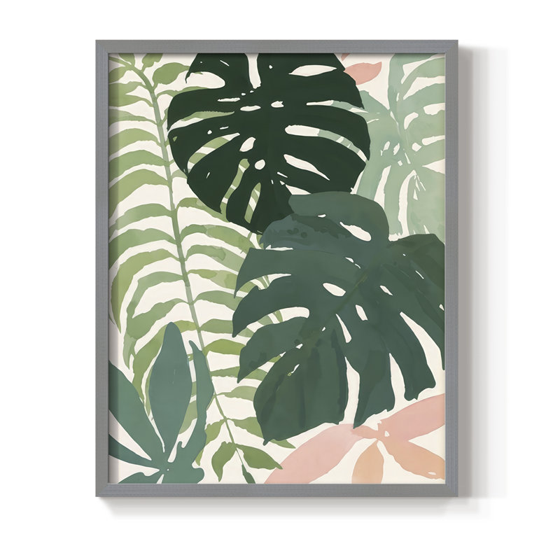 «Tropical casse-tête II», Gris, H 15 po x l 12 po