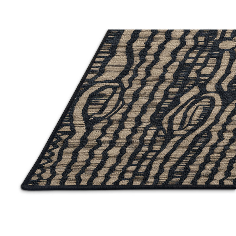  Tapis hawaïen lavable à hameçons, Rond 8 pi