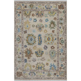 Cove Hand-Knotted New Zealand Wool Low Pile Indoor Rug Traditional
