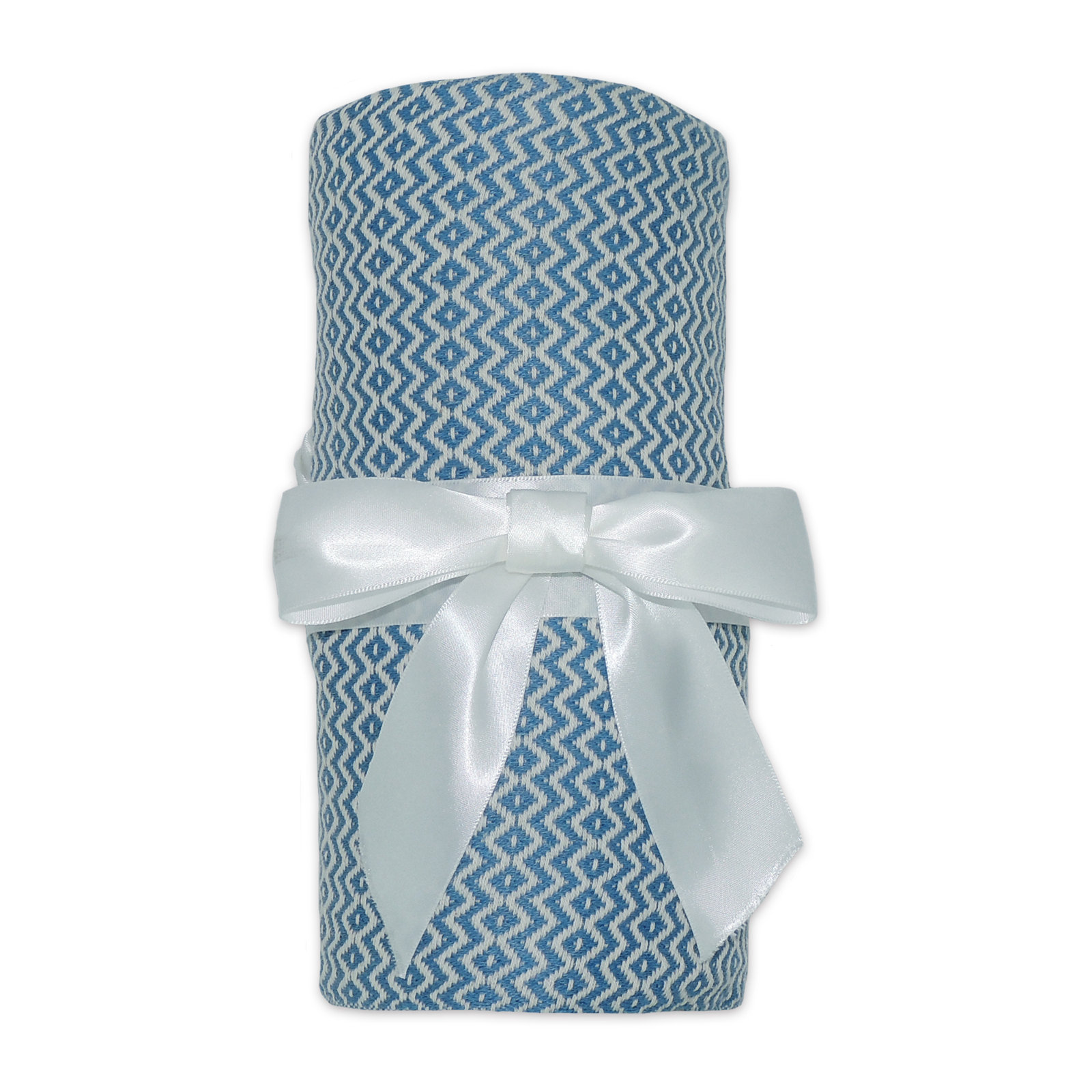 Dacion 100% Turkish Cotton Throw, Blue