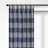 Walker Buffalo Indigo/Ivory Cotton Pinch Pleat Drapery Panel Set of 2-109900131
