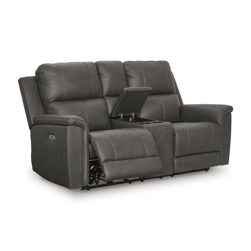 Burnley Power Reclining Loveseat With Console