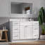  Meuble-lavabo simple 49 po avec comptoir en quartz de Carrare-1260253622