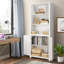 Bibliothèque l 27,4 "avec 3 tablettes ouvertes et une armoire de rangement-1804437960